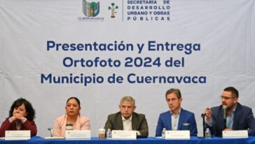 Reciben Ortofotografía para la planeación territorial de Cuernavaca