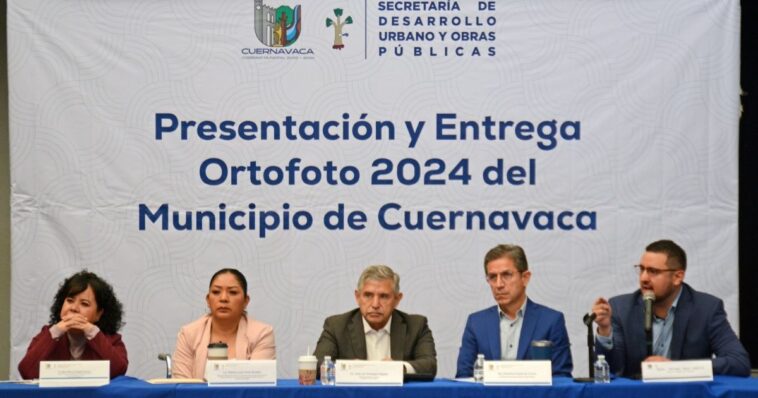 Reciben Ortofotografía para la planeación territorial de Cuernavaca