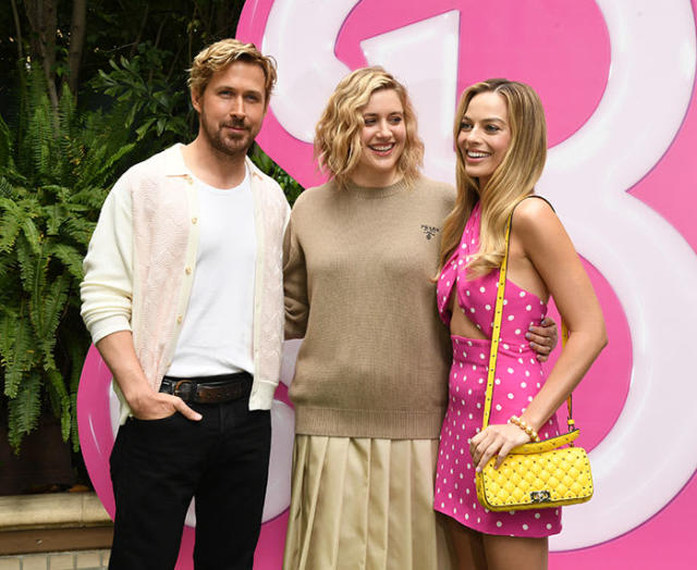 Ryan Gosling, Greta Gerwig y Margot Robbie, Barbie