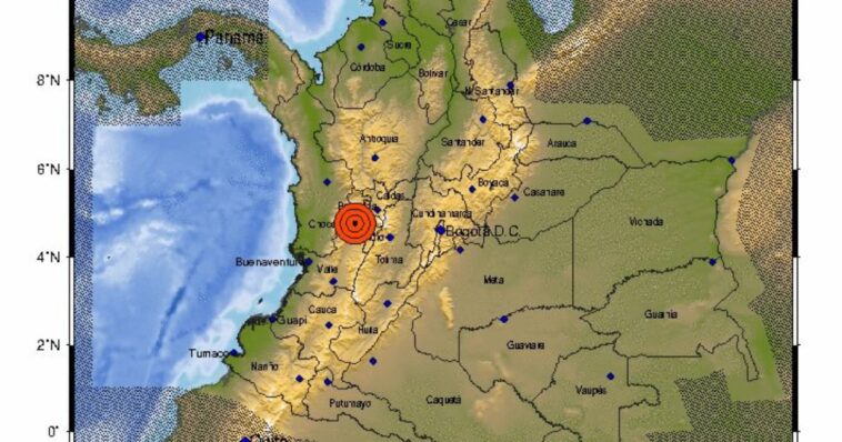 Sismo en Colombia