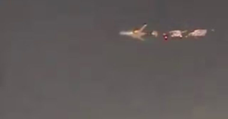 (VIDEO): Avión se incendia antes de aterrizar en Miami