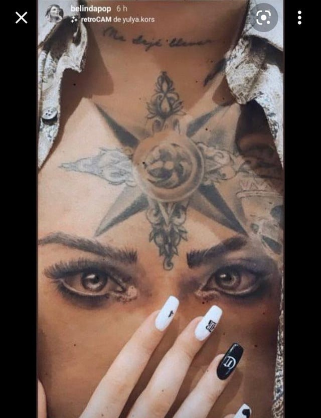 tatuaje de belinda Christian Nodal