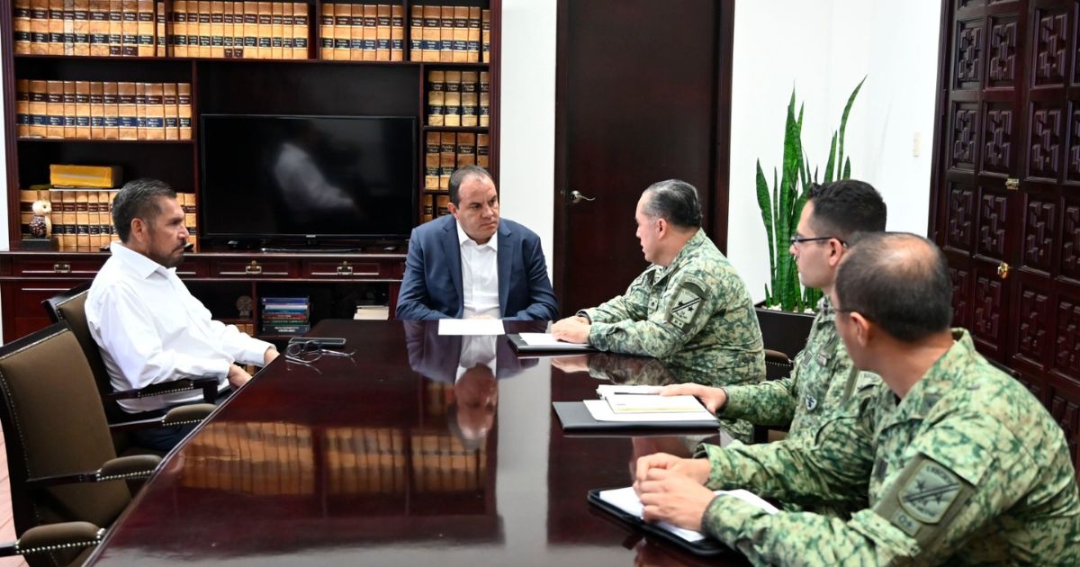 Acuerdan reforzar trabajo coordinado por la seguridad de los morelenses