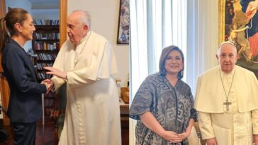 Sheinbaum y Xóchitl con el Papa Francisco