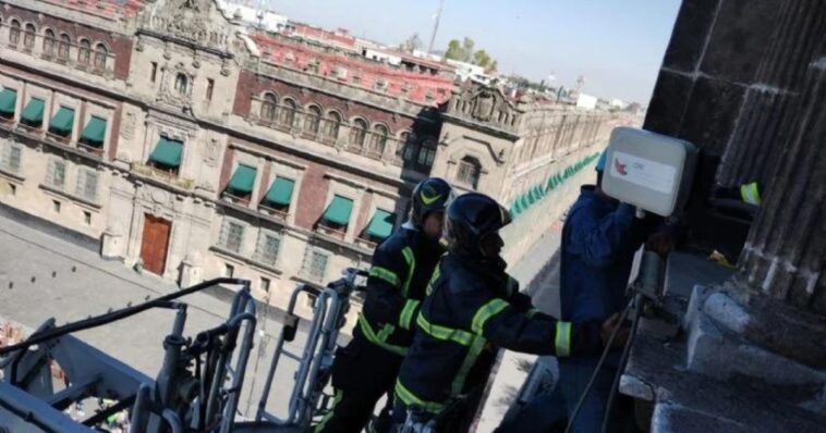 Hombre intentó lanzarse desde edificio de Gobierno en CDMX