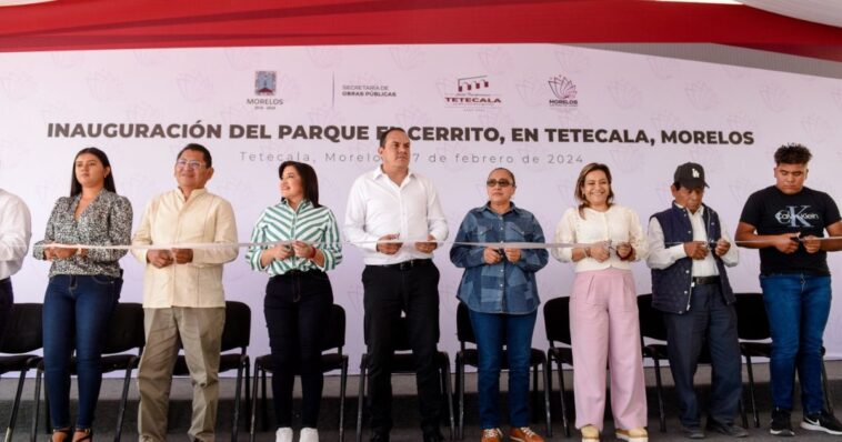 Inauguran Parque Urbano “El Cerrito” de Tetecala