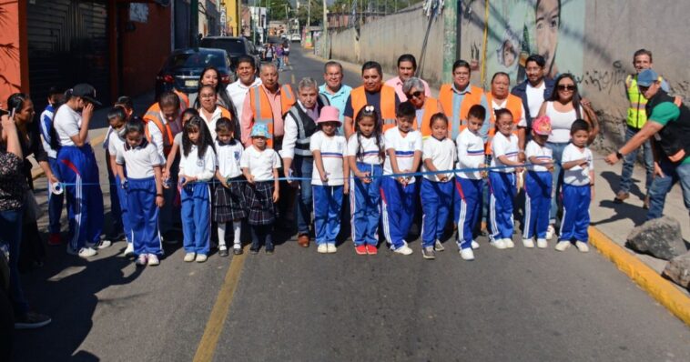 Poblado de Ocotepec es beneficiado con obra pública