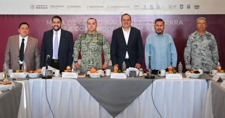 Realizan Mesa de Coordinación Estatal para la Construcción de la Paz