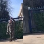 (VIDEO): Soldado de EU se prende fuego frente a la embajada de Israel