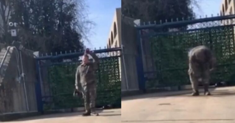 (VIDEO): Soldado de EU se prende fuego frente a la embajada de Israel