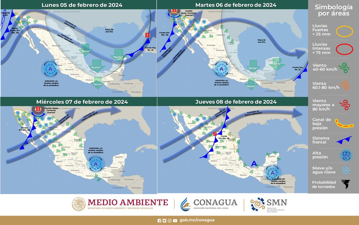 Ambiente fresco para esta semana de febrero en MORELOS