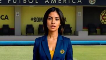 Club América presenta a mujer creada con IA para entrevistar jugadores
