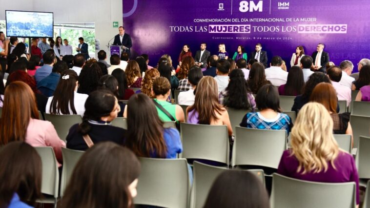 Gobernador de Morelos conmemora el Día Internacional de la Mujer