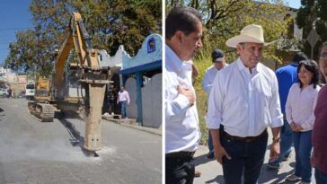 Obras en Lomas de Tzompantle