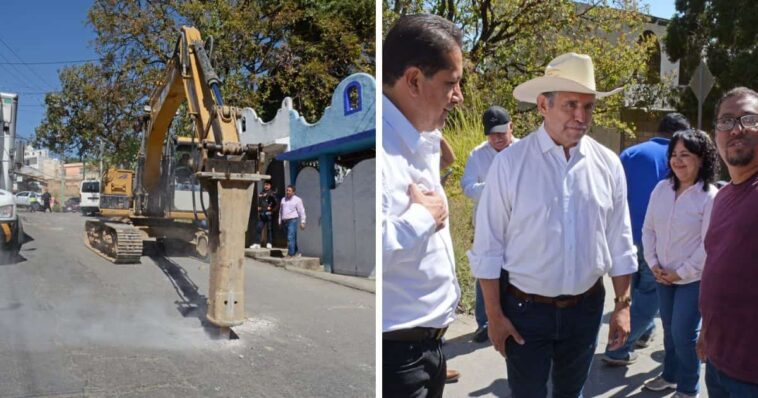 Obras en Lomas de Tzompantle