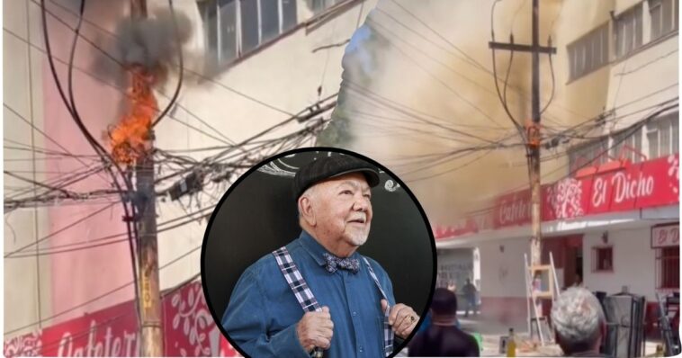 (Video) Se incendia la cafetería de Televisa donde se grababa Como dice el dicho