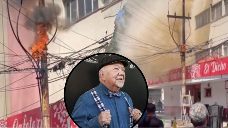 (Video) Se incendia la cafetería de Televisa donde se grababa Como dice el dicho
