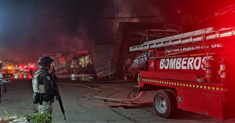 Incendio en Cuautla