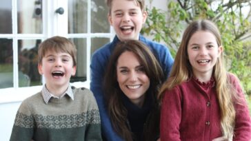 La foto de Kate Middleton y sus hijos es falsa