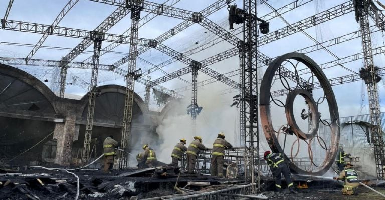 Así quedó el salón de fiestas en San Miguel Allende tras incendio