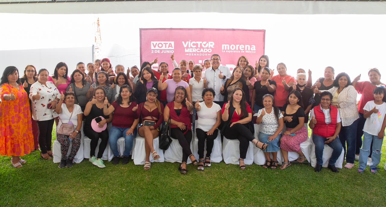 Se reúne Víctor Mercado con mujeres líderes de MORELOS