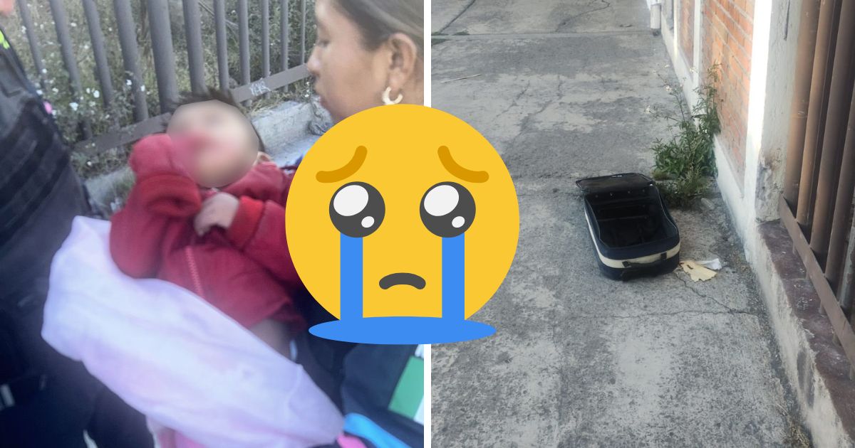 bebé abandonado en Puebla