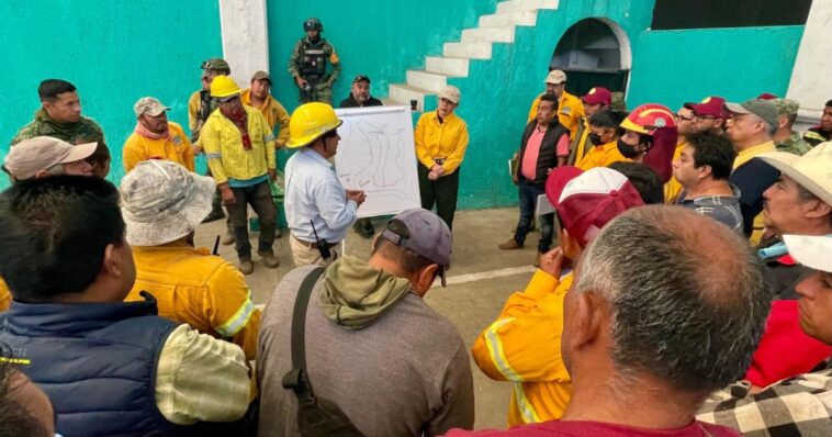 Atienden incendios forestales en Cuernavaca, Tetela del Volcán y Huitzilac