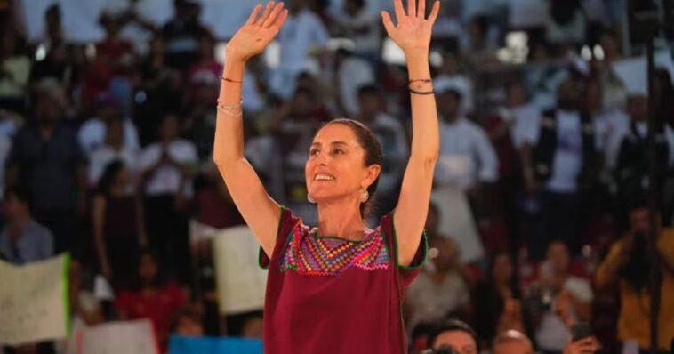 Encapuchados interceptan a Claudia Sheinbaum en Chiapas