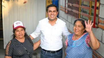 Gabriel Moreno Bruno visita la colonia Emiliano Zapata