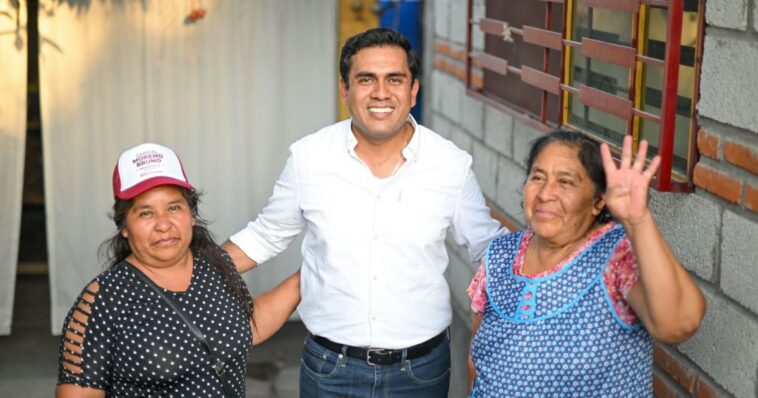 Gabriel Moreno Bruno visita la colonia Emiliano Zapata