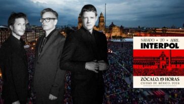 Interpol GRATIS en el zócalo de la CDMX