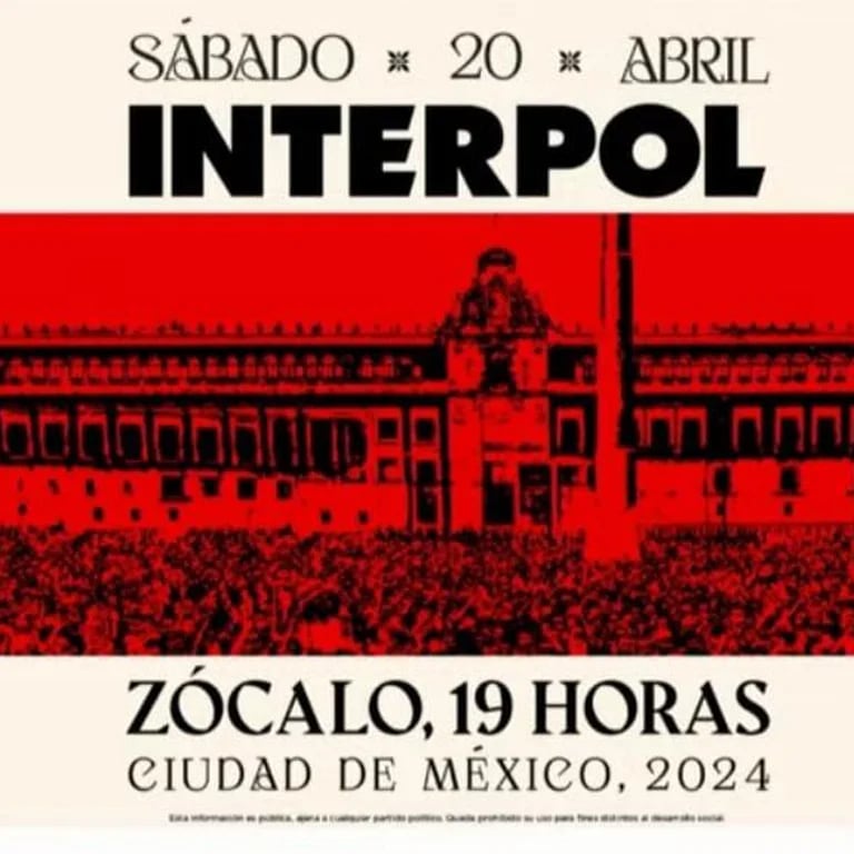 Interpol concierto cdmx