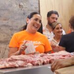 Jessica Ortega recorre el Mercado de Adolfo López Mateos