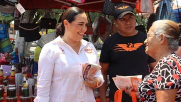 Jessica Ortega recorrió el municipio de Tlaltizapán