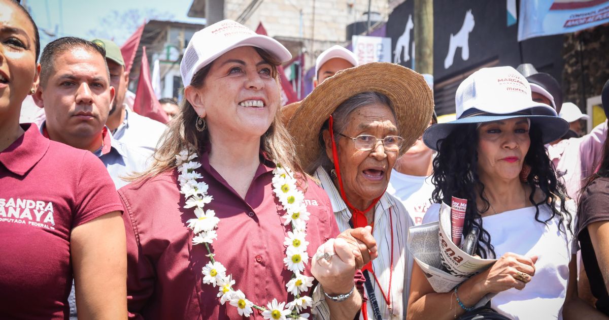 Margarita González recorre poblados de Cuernavaca. Noticias en tiempo real