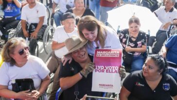 Refrenda Margarita González compromiso de inclusión a personas con discapacidad