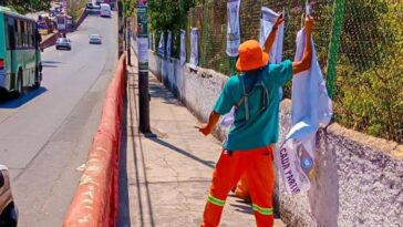 Retiran propagando de espacios prohibidos en Cuernavaca