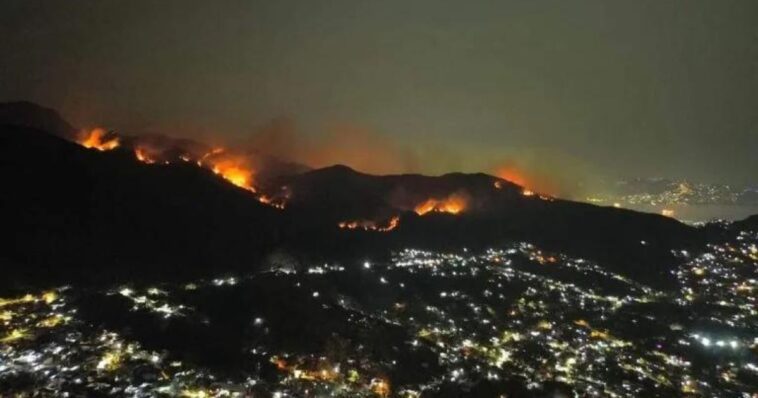 Suspenden clases en Acapulco tras incendios