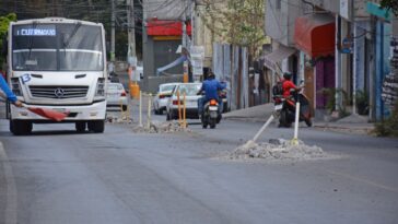 trabajos avenida Universidad