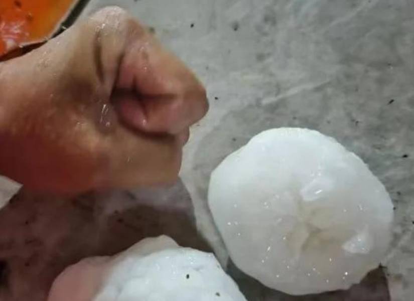 (VIDEO) Reportan fuerte granizada en CHINA