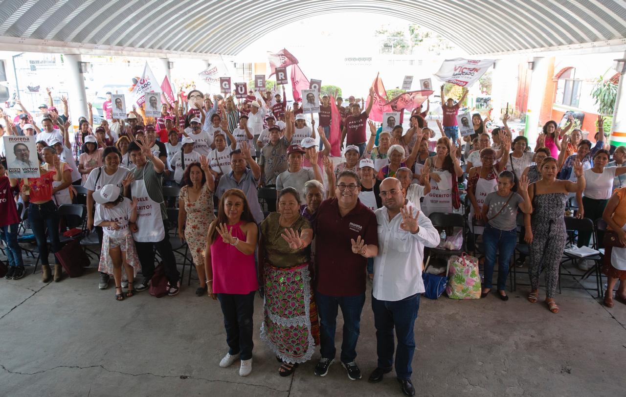 “Es tiempo de las mujeres, y vienen grandes cambios para el país y Morelos”: Victor Mercado