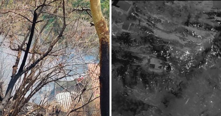 combaten incendio en Cuernavaca