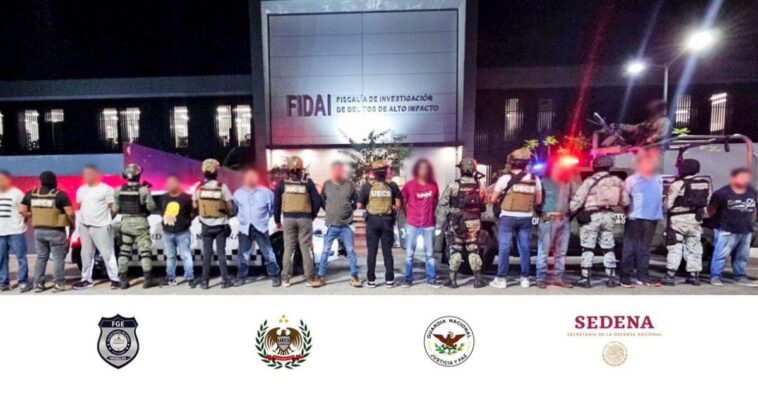 detienen a delincuentes en Autopista del Sol
