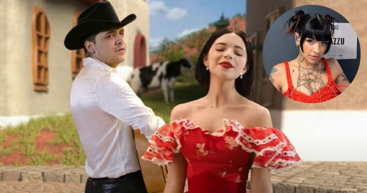 Captan a Christian Nodal con Ángela Aguilar luego de rompimiento con Cazzu