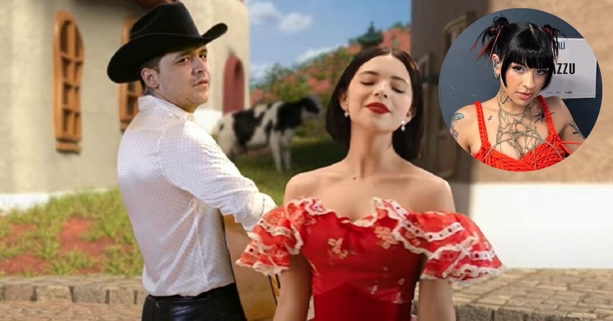Captan a Christian Nodal con Ángela Aguilar luego de rompimiento con Cazzu