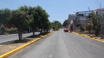 Están por concluir la reconstrucción de la calle Defensa Nacional en Chamilpa