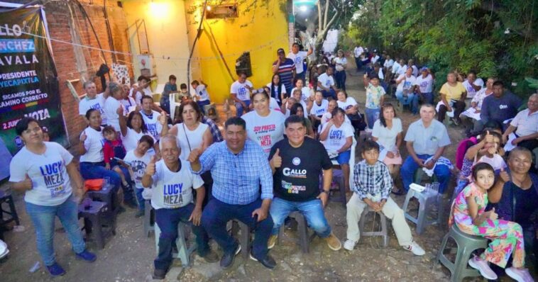 Fortalece Paco Sánchez Zavala estructura ciudadana en Yecapixtla
