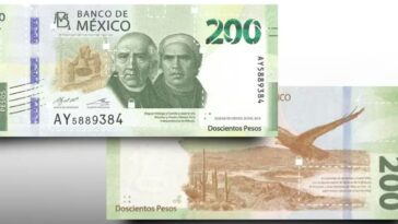 Lanzan versión conmemorativa del billete de 200 pesos