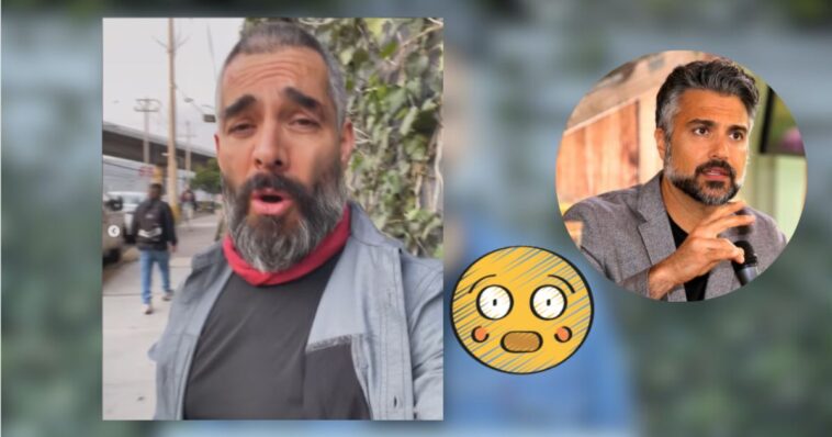 Omar chaparro es confundido con Jaime Camil en las calles de la CDMX
