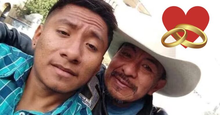 Albañil se casó con su chalán y se vuelven virales